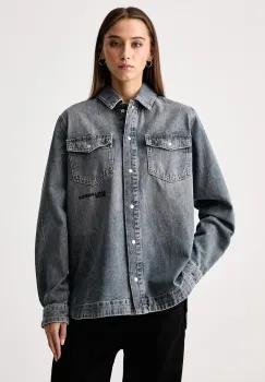 Karl Lagerfeld Jeans  camasa de dama din denim imagine