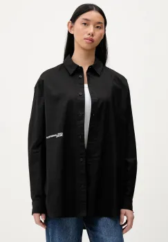 Karl Lagerfeld Jeans camasa din bumbac culoarea alb, cu guler clasic, relaxed, A3W11010 imagine