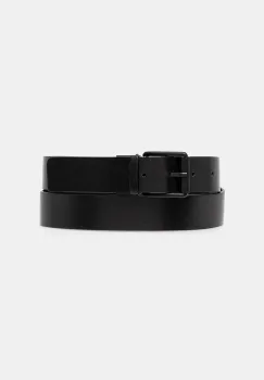 Karl Lagerfeld Jeans curea de piele culoarea negru, A3M33126 imagine