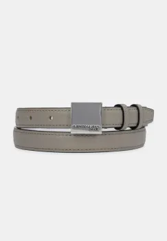 Karl Lagerfeld Jeans curea femei, culoarea gri, A1W33125 imagine