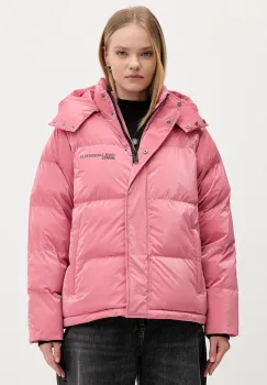 Karl Lagerfeld Jeans geaca culoarea roz, de iarna, A4W15020 imagine