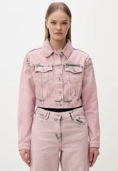 Karl Lagerfeld Jeans geaca de blugi pentru femei, din denim imagine