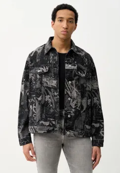 Karl Lagerfeld Jeans geaca jeans imagine