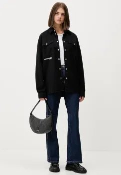 Karl Lagerfeld Jeans geanta culoarea gri, A4W30237 imagine