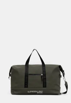 Karl Lagerfeld Jeans geanta culoarea verde, A3M30249 imagine