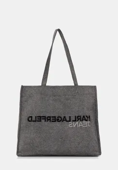 Karl Lagerfeld Jeans geanta de blugi culoarea gri, A4W50040 imagine