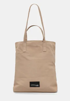 Karl Lagerfeld Jeans geanta de bumbac culoarea bej, B1W50001 imagine