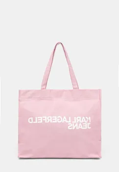 Karl Lagerfeld Jeans geanta de bumbac imagine