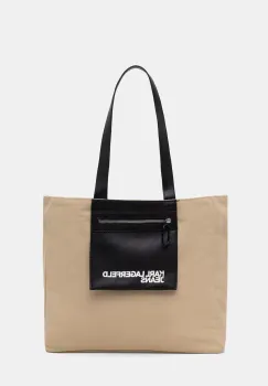 Karl Lagerfeld Jeans geanta shopper pentru femei, din bumbac imagine