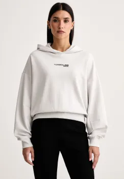 Karl Lagerfeld Jeans  hanorac cu gluga pentru femei cu bumbac imagine