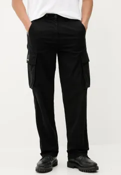 Karl Lagerfeld Jeans pantaloni culoarea negru, cu fason cargo, A3M10085 imagine