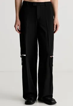 Karl Lagerfeld Jeans pantaloni de costum pentru femei imagine