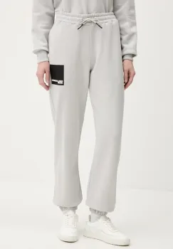 Karl Lagerfeld Jeans pantaloni de trening din bumbac culoarea negru, cu imprimeu, A1W10004 imagine