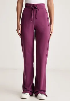 Karl Lagerfeld Jeans  pantaloni straight pentru femei cu vascoza imagine
