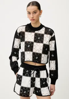 Karl Lagerfeld Jeans pulover culoarea negru, A2W18030 imagine