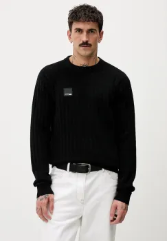 Karl Lagerfeld Jeans pulover culoarea negru, B1M18022 imagine