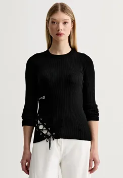 Karl Lagerfeld Jeans pulover pentru femei cu vascoza imagine