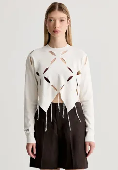 Karl Lagerfeld Jeans pulover pentru femei cu vascoza imagine