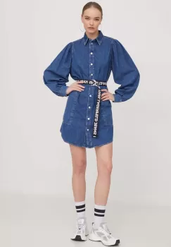 Karl Lagerfeld Jeans rochie jeans mini, drept imagine