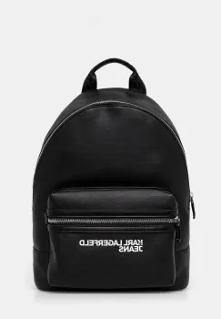 Karl Lagerfeld Jeans rucsac culoarea negru, mare, cu imprimeu, A1M30302 imagine