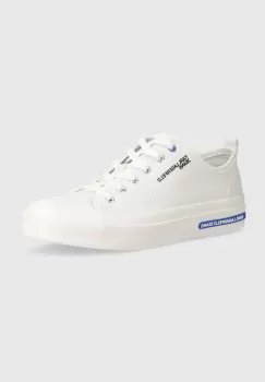 Karl Lagerfeld Jeans tenisi KLJ VULC femei, culoarea alb, KLJ60920 imagine
