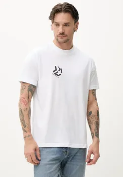 Karl Lagerfeld Jeans tricou barbati, culoarea alb, cu imprimeu, A2M17072 imagine