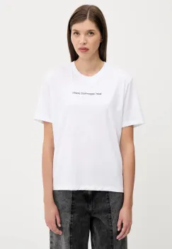 Karl Lagerfeld Jeans tricou culoarea alb, A3W17039 imagine