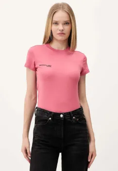 Karl Lagerfeld Jeans tricou din bumbac culoarea alb, A1W17004 imagine