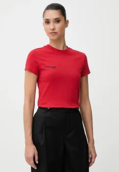 Karl Lagerfeld Jeans tricou din bumbac culoarea alb, A1W17004 imagine