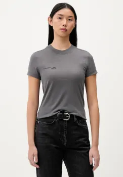 Karl Lagerfeld Jeans tricou din bumbac culoarea alb, A1W17004 imagine