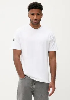 Karl Lagerfeld Jeans tricou din bumbac culoarea alb, uni, A3M17003 imagine
