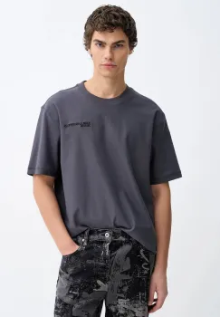 Karl Lagerfeld Jeans tricou din bumbac culoarea gri, uni, B1M17072 imagine