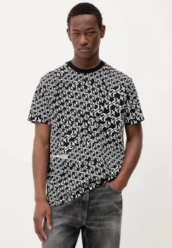 Karl Lagerfeld Jeans tricou din bumbac culoarea negru, A3M17114 imagine