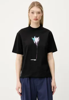 Karl Lagerfeld Jeans tricou din bumbac culoarea negru, A3W17041 imagine