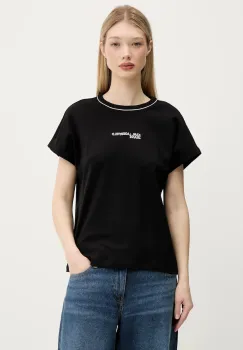 Karl Lagerfeld Jeans tricou din bumbac culoarea negru, A3W17098 imagine