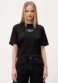 Karl Lagerfeld Jeans tricou din bumbac culoarea negru, A4W17003 imagine