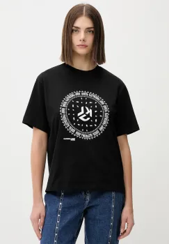 Karl Lagerfeld Jeans tricou din bumbac culoarea negru, A4W17008 imagine