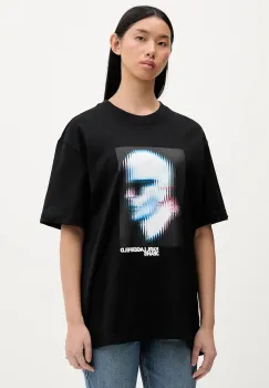 Karl Lagerfeld Jeans tricou din bumbac culoarea negru, B1W17061 imagine