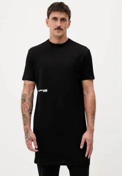 Karl Lagerfeld Jeans tricou din bumbac culoarea negru, cu imprimeu, A4M17027 imagine