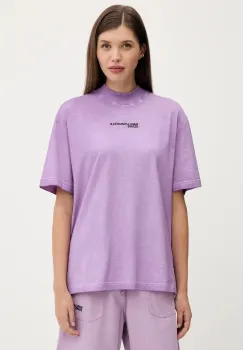 Karl Lagerfeld Jeans tricou din bumbac culoarea violet, A3W17052 imagine