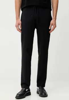 Karl Lagerfeld pantaloni barbati, culoare negru 554006.255056 imagine