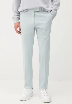 Karl Lagerfeld pantaloni barbati, culoarea gri, mulata, 552018.255002 imagine