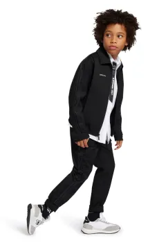 Karl Lagerfeld pantaloni copii culoarea negru, cu imprimeu, Z30629 imagine