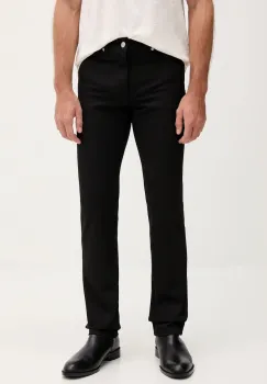 Karl Lagerfeld pantaloni culoarea negru, mulata, 553815.265840 imagine