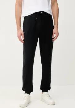 Karl Lagerfeld pantaloni de trening barbati, culoarea negru, neted, A1M44014 imagine