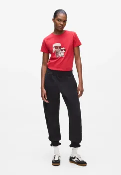 Karl Lagerfeld pantaloni de trening culoarea negru, uni, A4W10099 imagine