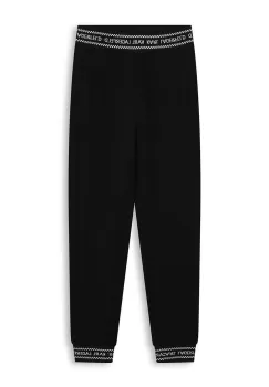 Karl Lagerfeld pantaloni de trening pentru copii culoarea negru, neted imagine