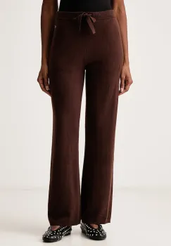Karl Lagerfeld  pantaloni de trening pentru femei cu amestec de lana imagine