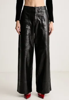 Karl Lagerfeld  pantaloni pentru femei din piele imagine