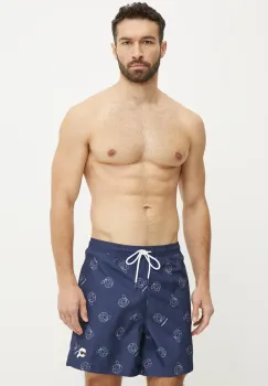 Karl Lagerfeld pantaloni scurti de baie culoarea bleumarin, A1M46060 imagine